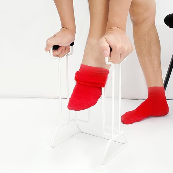 Aids for Putting on and Off for Elderly and Disabled Avoid Bending Helper Aide Tool Helper Disability Aids and Equipment Easy to Use Donning Aid Large Socking Assistance Tool