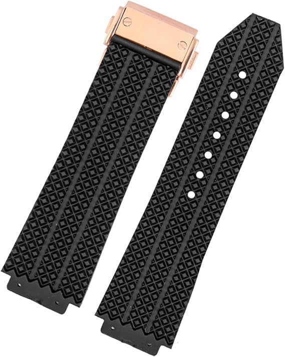 CXYWBD Watch Band For HUBLOT BIG BANG Silicone 25 * 19mm Waterproof Men Watch Strap Chain Watch Accessories Rubber Watch Bracelet