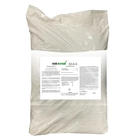 Lesco Basic Nutrition Fertilizer Stabilized Nitrogen 32-0-3 25% U-Plus 50 lb.
