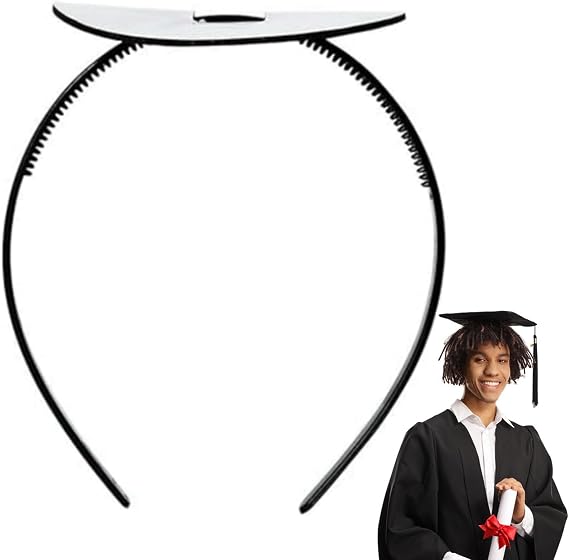 BELSITA Graduation Cap Headband, Grad Cap Headband Insert Secures Your Graduation Cap,Hair Style Hat Accessories