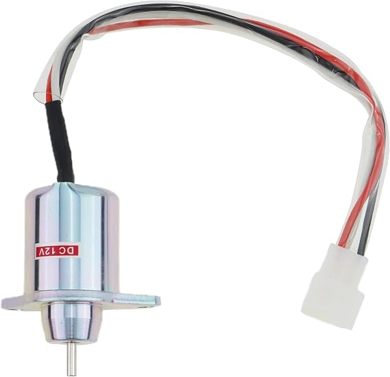 FridayParts 12V Stop Solenoid 1503ES-12S5SUC5S SA-4562T SA-5213 119653-77950 Compatible for Woodward Yanmar Engine
