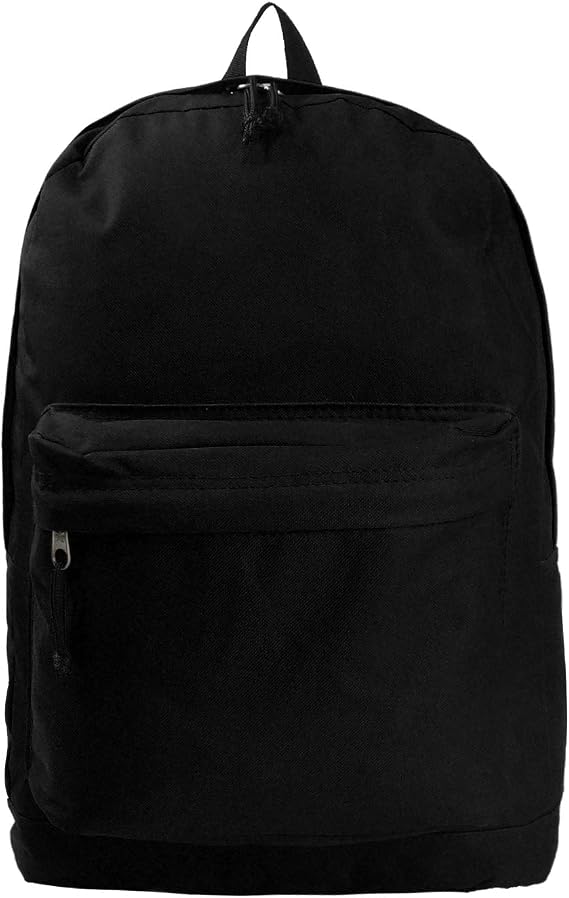 K-Cliffs Classic Bookbag Basic Backpack School Bookbag Student Simple Emergency Survival Daypack