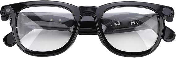 Dpofirs AI Smart Glasses with Camera and Bluetooth, 8MP HD 1080P Video Recording Photo Taking Eyewear Glasses, Open Ear Audio for Sport Cycling Travel