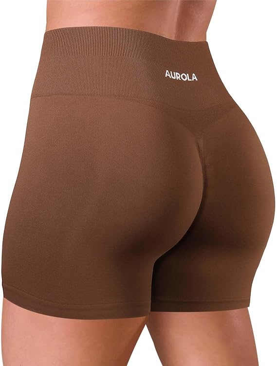 AUROLA Dream Collection Women Workout Shorts High Waist Gym Shorts, Scrunch Butt Seamless Athletic Shorts