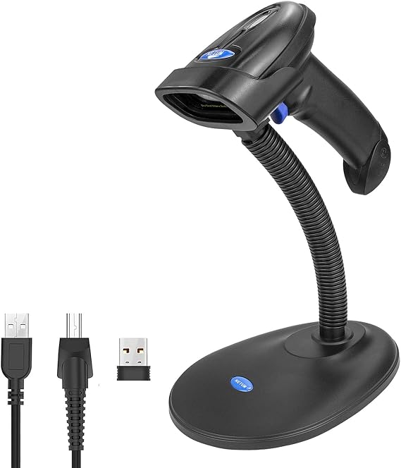 NETUM NT-1228BC Bluetooth Barcode Scanner with Stand