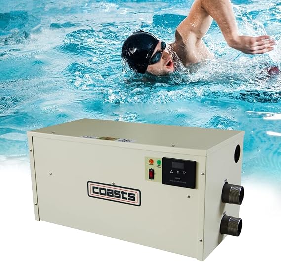 85000Btu/Hr Up to 20000 Gallons Swimming Pool Heater Thermostat for Swimming Pools, SPA Pools,Bathtubs,In-Ground Pools and Spas Above Ground Inground Pool,Needs Electrician GFCI