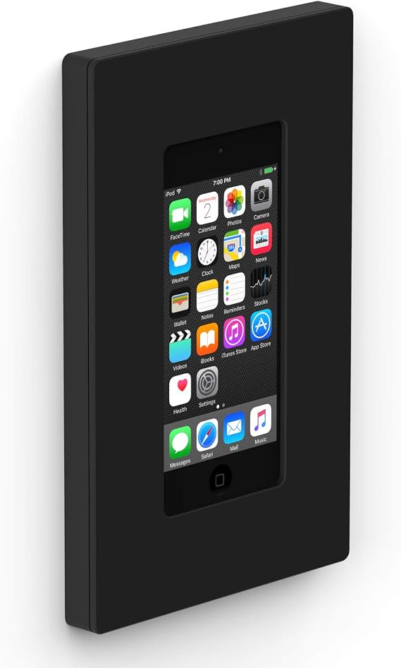 VidaMount On-Wall Compatible with iPod 5th, 6th & 7th Gen Mount - Black