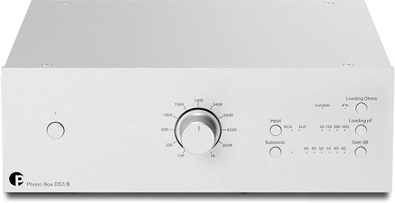 Pro-Ject Phono Box DS3 B Balanced Phono Preamplifier (Silver)