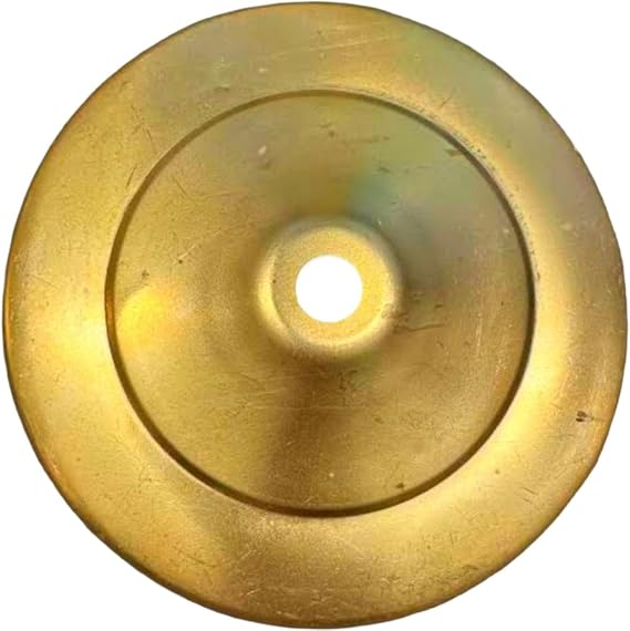 5" RD. Solid Brass Vase Cap for Lamp Fixtures & Other Crafts