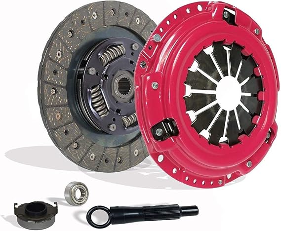 Clutch Kit Compatible With Civic Delsol Acura El Base Dx Ex Lx Hx Reverb 1992-2005 1.5L 1.6L 1.7L L4 Gas Sohc Naturally Aspirated (Stage 1; D15B7, D15B8, D15Z1, D16Y7, D16Y8, D16Z6; 08-022R)