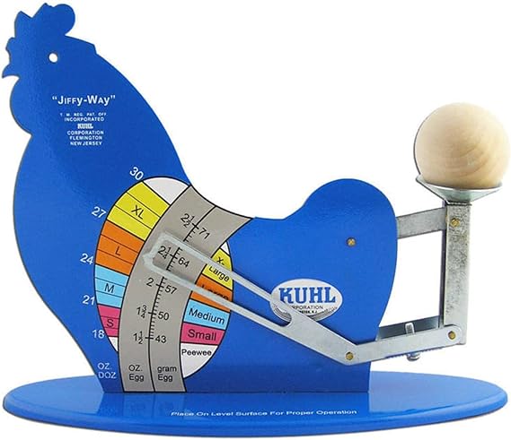 Kuhl JIFFY-III-12 Jiffy-Way Egg Grading Scale