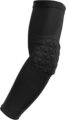 CHAMPRO Tri-Flex Compression Arm Sleeve with Padded Elbow for Football, Basketball, and More