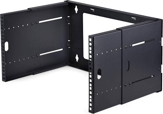 StarTech 6U 2-Post Wall-Mount Rack, Adjustable Depth, 88lb (WALLMOUNT6-HAF)