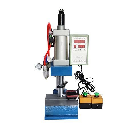 2205Lb Pneumatic Punch Machine Pneumatic Press with Display Controller 110V
