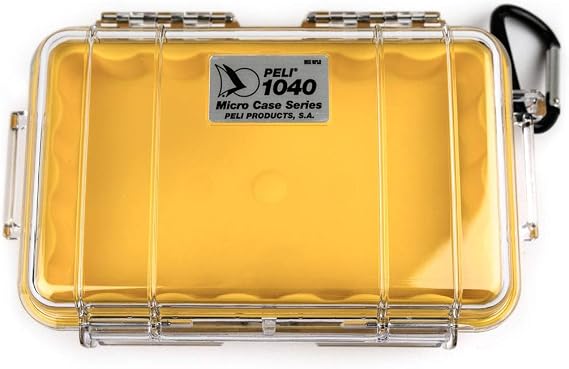Peli 1040 with interior - Yellow exterior - Clear