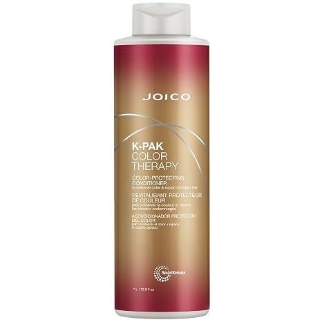 Joico K-PAK Color Therapy Color-Protecting Conditioner | For Color-Treated Hair | Boost Shine | Improve Elasticity | Repair Breakage | Rebuild Damaged Hair | With Keratin & Argan Oil