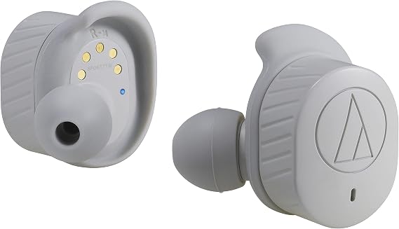 Audio-Technica ATH-SPORT7TWGY SonicSport Wireless in-Ear Headphones, Gray