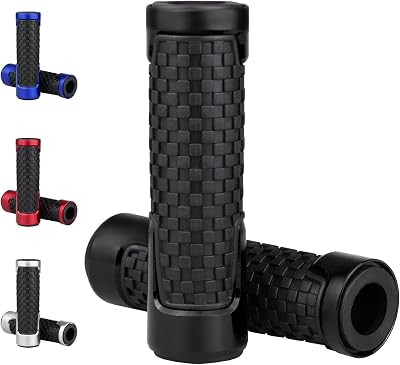 Universal Motorcycle Handlebar Grips Fits for Motorcycles with 78 Left Grip and 1 Right,Make Your Motorcycle Unique.Black