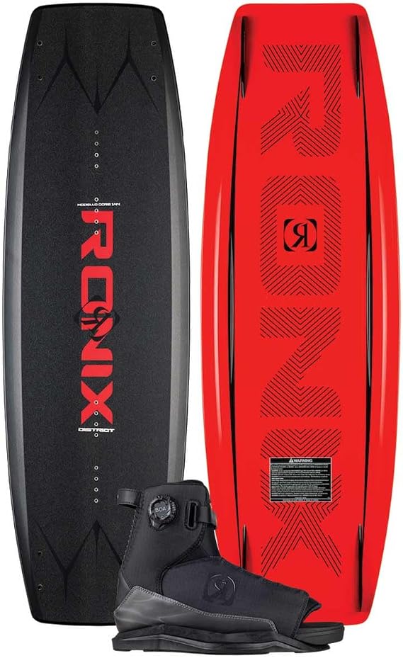 Ronix District Wakeboard Package w/ Anthem Boa Bindings 2026, 138 cm, Anthem Boa - Men's 7.5-11.5
