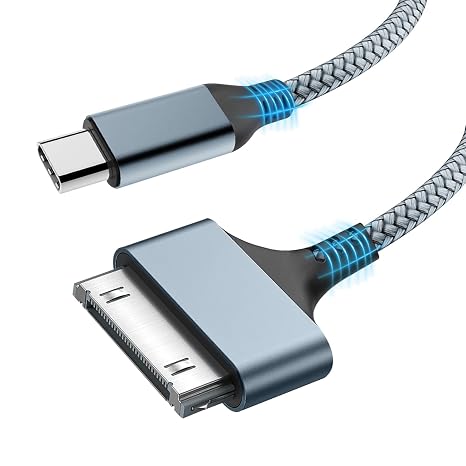 30 Pin to USB C Cable,Fast Charging & Sync Cable Compatible with iPhone 4/4s/3Gs/3G/1, iPad 1/2/3, iPod Touch 1/2/3/4, iPod Nano 2/3/4/5/6, iPod Classic 3/4/5/6/7 (1M/3.3FT)