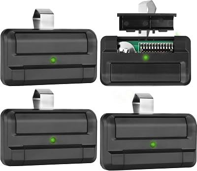 811LM Replace 811LMX811LMX MC Gate Remote for Liftmaster, 12 Dip Switch Gate Remote Compatible with Liftmaster 850LM860LM Receivers, Gate Opener Remote with Security 2.0,390 MHz and 315 MHz,4Pack