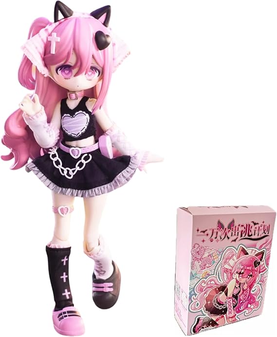 CALEMBOU 1/12 BJD Blind Box, Kawaii Ten Thousand Escape Plans Series Ball Jointed Doll, Surprise Toys Collectable Action Figure Posable Dress Up Doll for Gifts