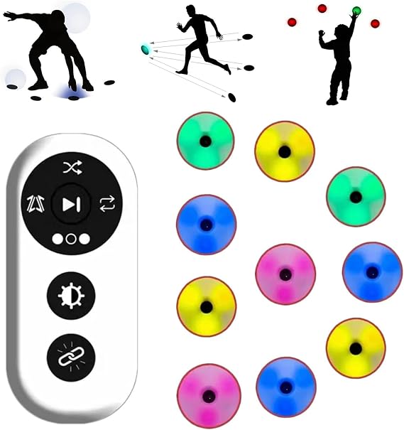 Reaction Training Response Light - Physical Training Equipment Flash Reflex Training System - Improve Speed, Agility and Reaction time(10)