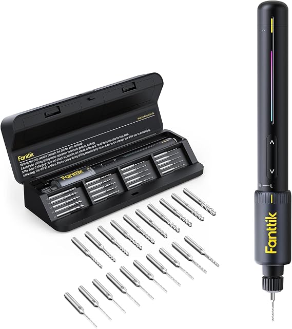 Fanttik K2 Nano Mini Electric Drill, Precision Rotary Tool Kit