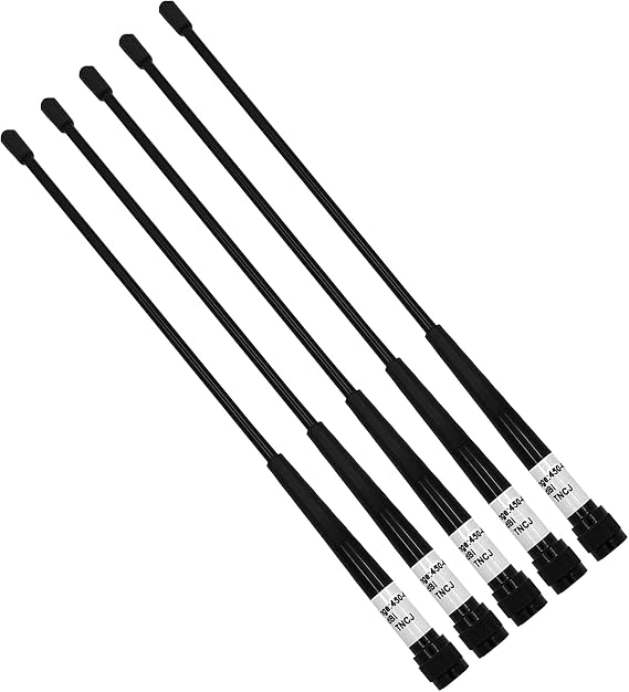 TNC Antenna for Trimble R2 R6 R8, 450-470MHz 4dBi Whip Antenna, 11.4"/29cm, 5 Pack