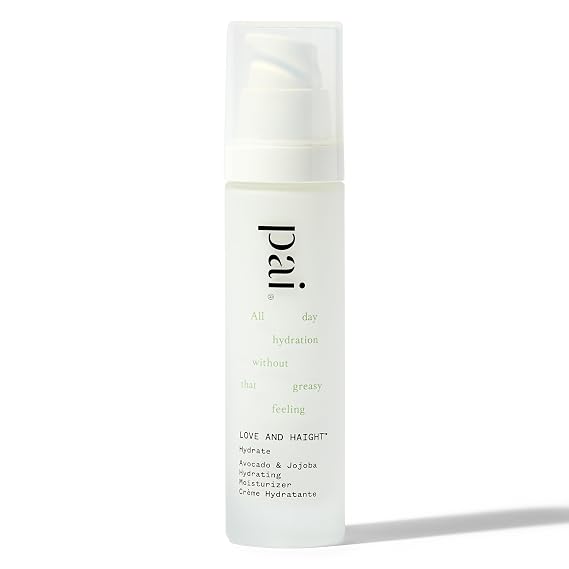 PAI SKINCARE - Love + Haight: Organic Avocado + Jojoba Hydrating Facial Moisturizer | Natural, Vegan, Sensitive Skincare (1.7 Fl Oz | 50 mL)