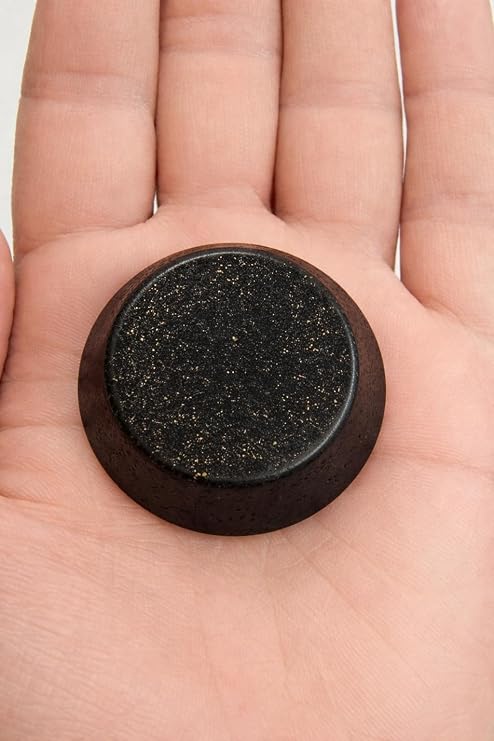 One Single Small Black Sun Orgone Tower Buster Quartz Crystal Orgonite Energy Accumulator (1 sm TB Puck)