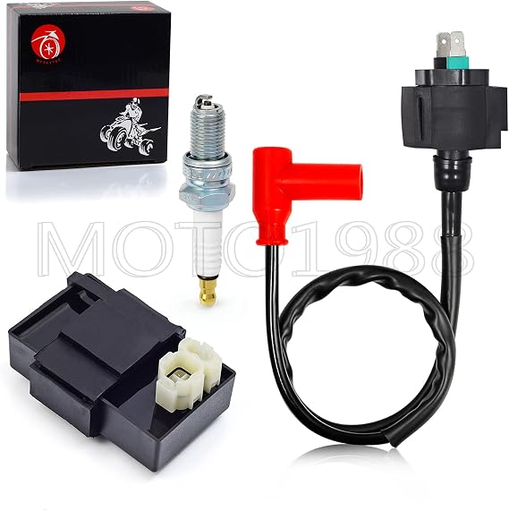 MOTO1988 Ignition Coil igniter CDI Box Compatible with Honda Foreman 450 TRX450FE TRX450FM TRX450ES TRX450S 1998 1999 2000 2001 2002 2003 2004 OEM 30410-HN0-A01