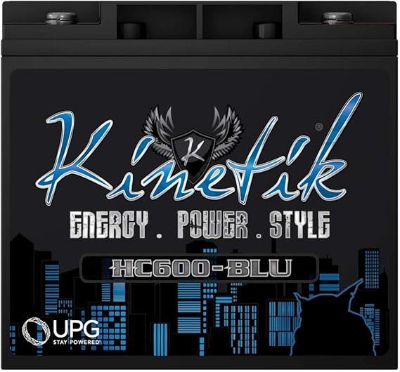 Kinetik HC600BLU 600W 12V Power Cell Replacement Battery for Torque TRQ4.2400 2400-watt