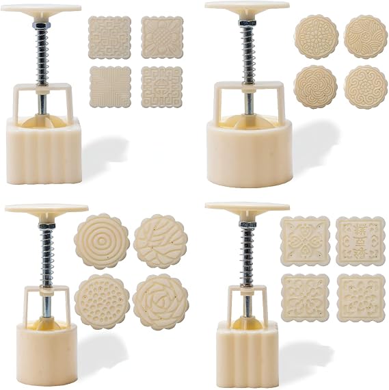 Moon Cake Making Set - 16 Patterns Total
