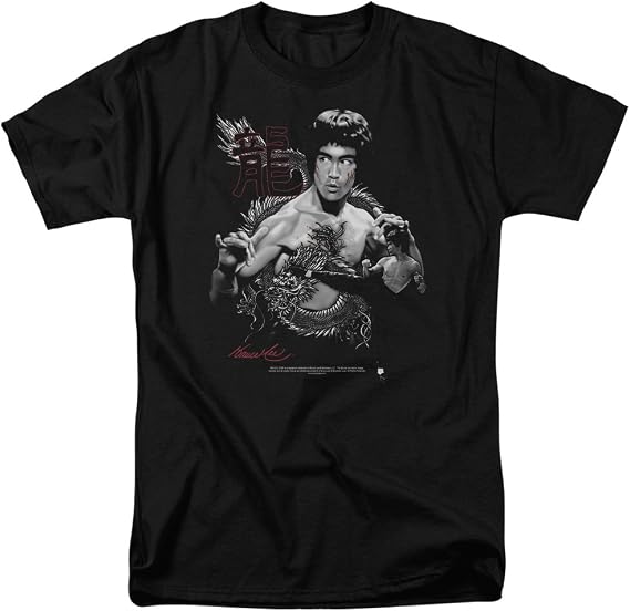 Bruce Lee The Dragon Adult T-Shirt