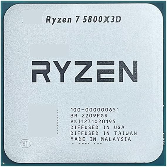 R 7 5800X3D N R7 3.4 GHz 8-Core 16-Thread 7NM L3=96M 100-000000651 Support Desktop CPU Gaming Socket AM4