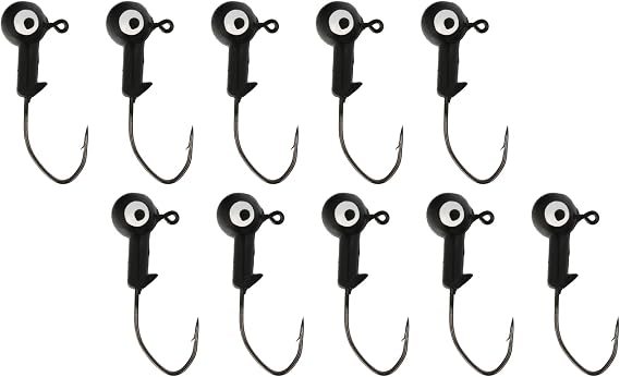 Eagle Claw Lazer Sharp Pro-V Ballhead Jig 10 Pack