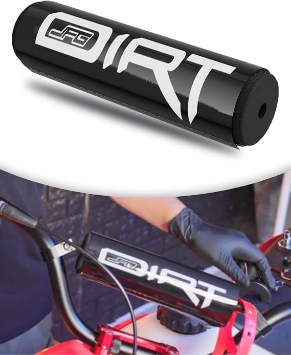 JFG RACING Dirt Bike Handlebar Pad, 7.87'', BLACK