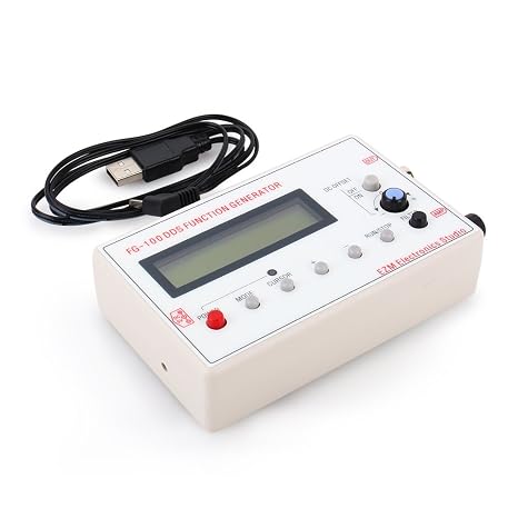 1HZ500KHz DDS Functional Generator Source Module Sine + Triangle + Frequency Counter with USB Cable