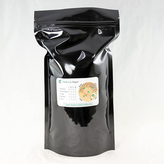 1 Quart Genuine Japanese Kiryu Fired (Heat Treated) for Pines & Junipers Bonsai Tree Soil Mix - Medium Grain (1Q KIRYU M)