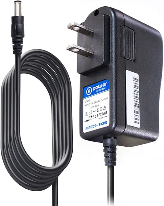 T-Power 9V Charger for Boss RC-20 RC-20XL Phrase Recorder Loop Station,Roland Boss DD-2 DD3 DD-5 DD-6 DD-7 DD20 PSA-120S 120T Archer Cat. No. 273-1656 Ac Dc Adapter Power Supply