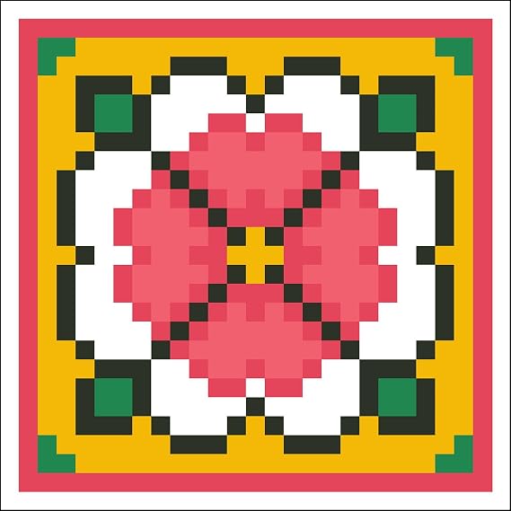 DIAMOND DOTZ Morocco Flower Diamond Painting Kit for Adults with Gems