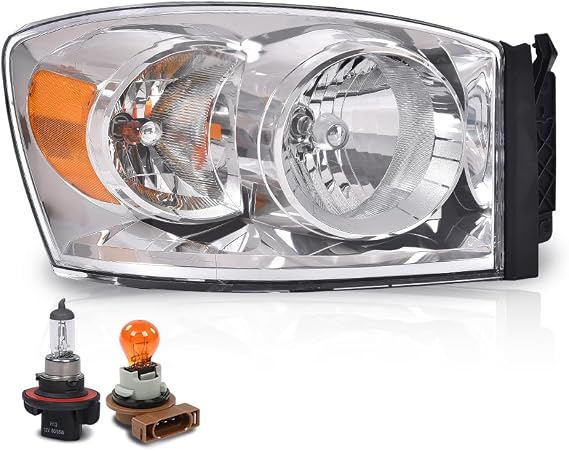 CNNELL Headlight Right Side Fit Dodge Ram Truck 2006-2008