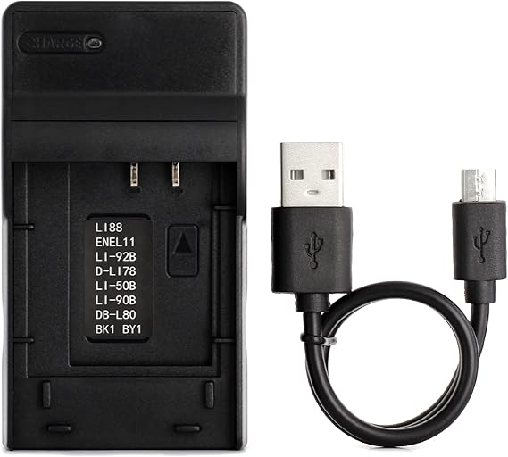 Norifon DB-L80 USB Charger for Sanyo Xacti DMX-CG10, DMX-CG11