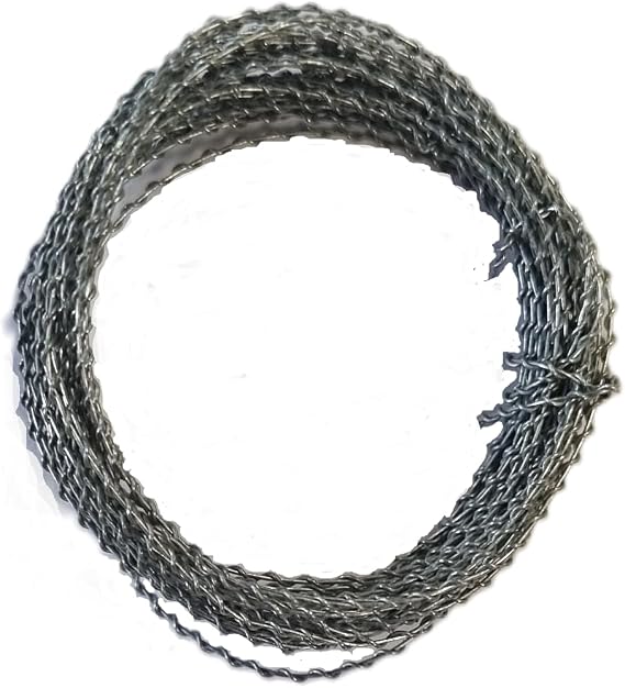 Warlord Games Battlefield Model Barbed Wire - 3M Metal Razor Wire for Miniature Bases and Wargame Terrain