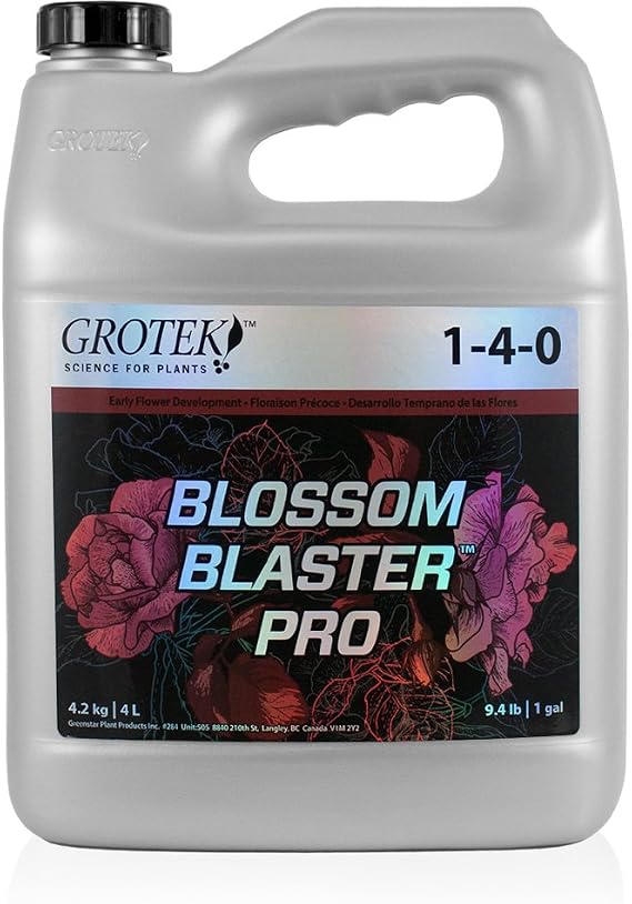 Grotek GTBBPRO4L Hydroponic nutrients, Black
