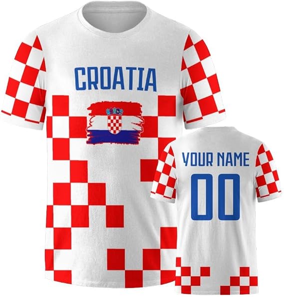Custom 23/24/25/26 National Soccer Shirts Uniforms for Men Women Youth Fans Gifts Personalized Name Number Apparel