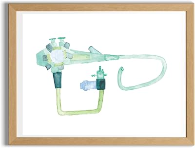 MEDPAPERS Cystoscope Poster, Urology Art, Urology Poster, Urologist Gift, Different Sizes, Urology Office Decor, Scrub Nurse Gift, Fine Art Print 8x10 in