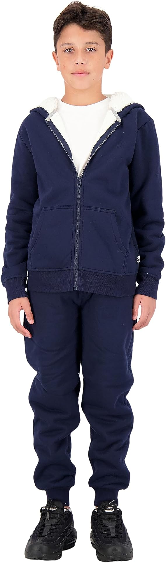TONY HAWK Boys Hoodie and Jogger Set | Fleece Sherpa Lined Hooded Sweatshirt and Sweatpants for kids