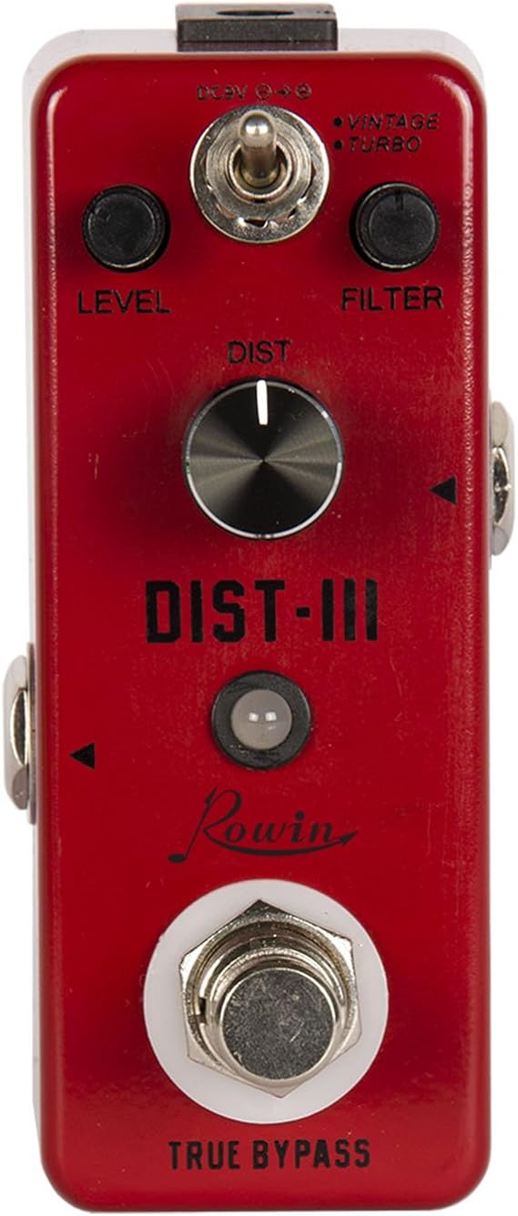 Rowin Mini Vintage Disdortion Guitar Effect Pedal